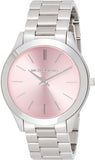 Michael Kors Slim Runway Quartz Pink Dial Silver Steel Strap Watch For Women - MK3380 Buy Now By Michael Kors