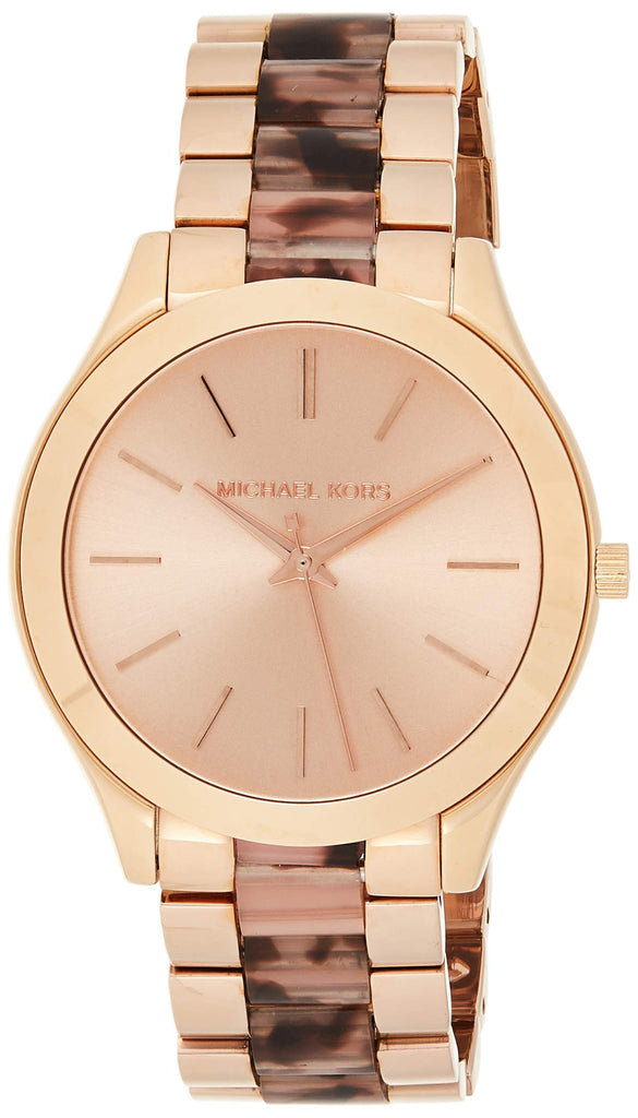 Michael Kors Runway Rose Gold Dial Two Tone Steel Strap Watch for Women - MK4301 Buy Now By Michael Kors