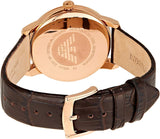 Emporio Armani Classic Quartz Brown Dial Brown Leather Strap Watch For Men - AR1613 Buy Now By Emporio Armani