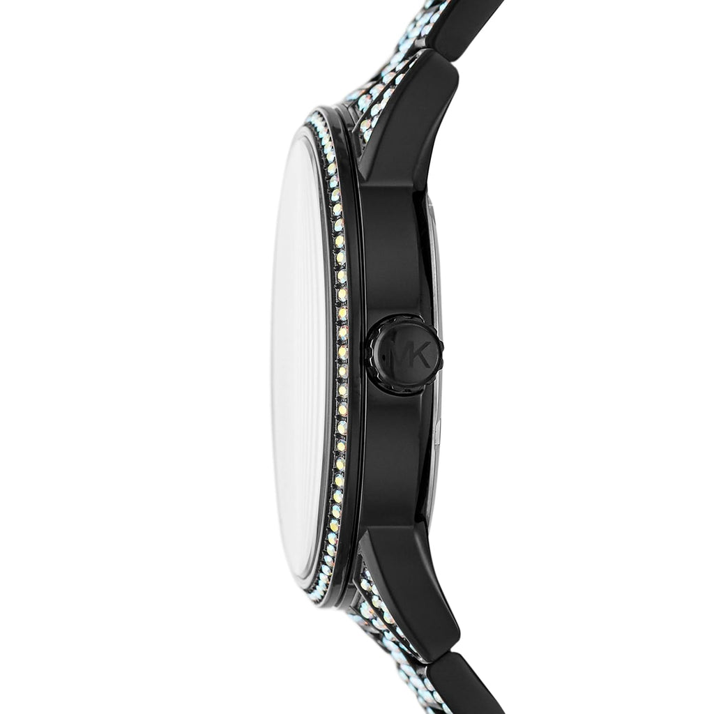 Michael Kors Ritz Crystals Black Dial Two Tone Steel Strap Watch for Women - MK6733 Buy Now By Michael Kors
