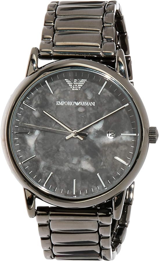 Emporio Armani Luigi Analog Grey Dial Grey Steel Strap Watch For Men - AR11155 Buy Now By Emporio Armani