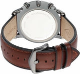 Fossil Neutra Chronograph Grey Dial Brown Leather Strap Watch for Men - FS5512 Buy Now By Fossil