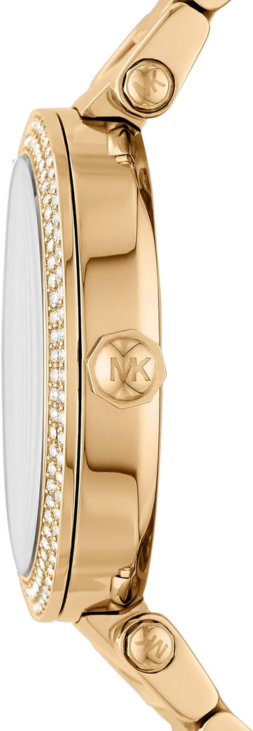 Michael Kors Parker Pave Gold Dial Gold Steel Strap Watch for Women - MK6659 Buy Now By Michael Kors