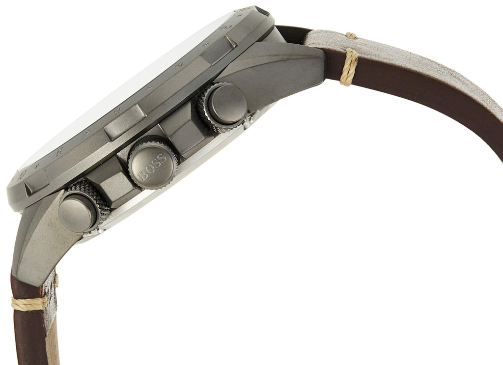 Hugo Boss Nomad Blue Dial Brown Leather Strap Watch for Men - 1513773 Buy Now By Hugo Boss