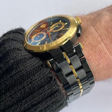 Versace Aion Chronograph Black Dial Black Steel Strap Watch for Men - VE1D01620 Buy Now By Versace