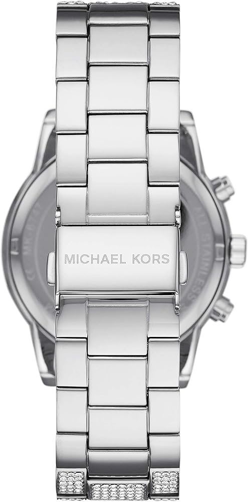 Michael Kors Ritz Chronograph Crystals Silver Dial Silver Steel Strap Watch for Women - MK6746 Buy Now By Michael Kors