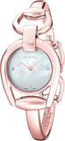 Gucci Horsebit Collection Diamonds Mother of Pearl Dial Rose Gold Steel Strap Watch For Women - YA139508 Buy Now By Gucci