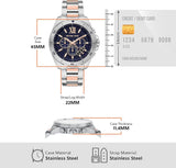 Michael Kors Brecken Chronograph Blue Dial Two Tone Steel Strap Watch For Men - MK9065 Buy Now By Michael Kors