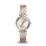 Michael Kors Darci Silver Dial Two Tone Steel Strap Watch for Women - MK3298 Buy Now By Michael Kors