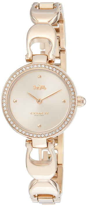 Coach Park Signature Rose Gold Dial Rose Gold Steel Strap Watch for Women - 14503172 Buy Now By Coach