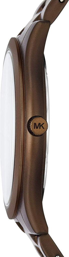 Michael Kors Slim Runway Brown Dial Brown Steel Strap Watch For Women - MK4508 Buy Now By Michael Kors