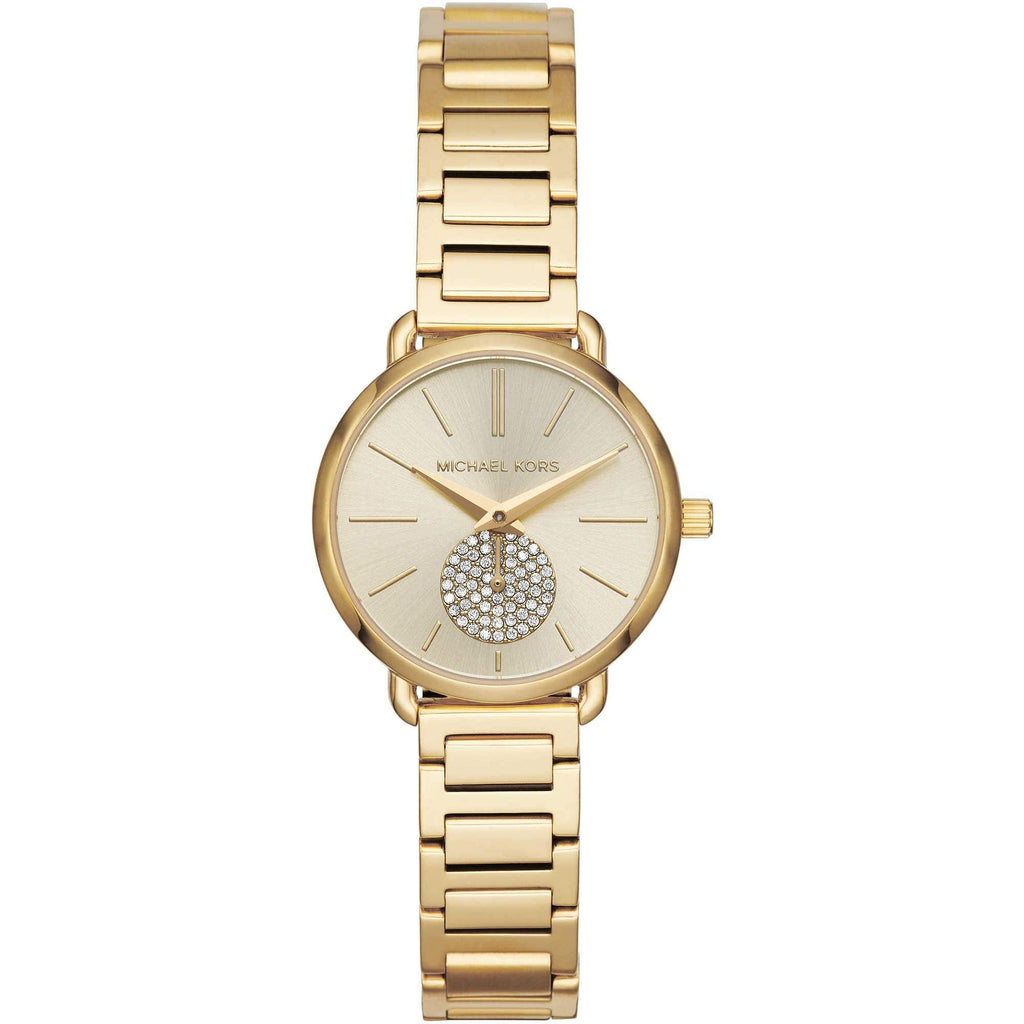 Michael Kors Portia Quartz Gold Dial Gold Steel Strap Watch For Women - MK3838 Buy Now By Michael Kors