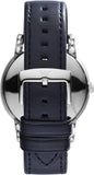 Emporio Armani Classic Quartz Blue Dial Black Leather Strap Watch For Men - AR1731 Buy Now By Emporio Armani