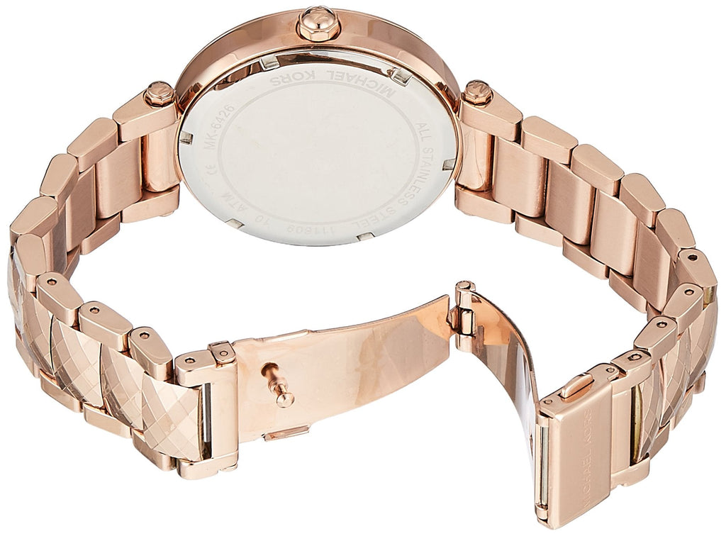 Michael Kors Parker Rose Gold Dial with Diamonds Rose Gold Steel Strap Watch for Women - MK6426 Buy Now By Michael Kors