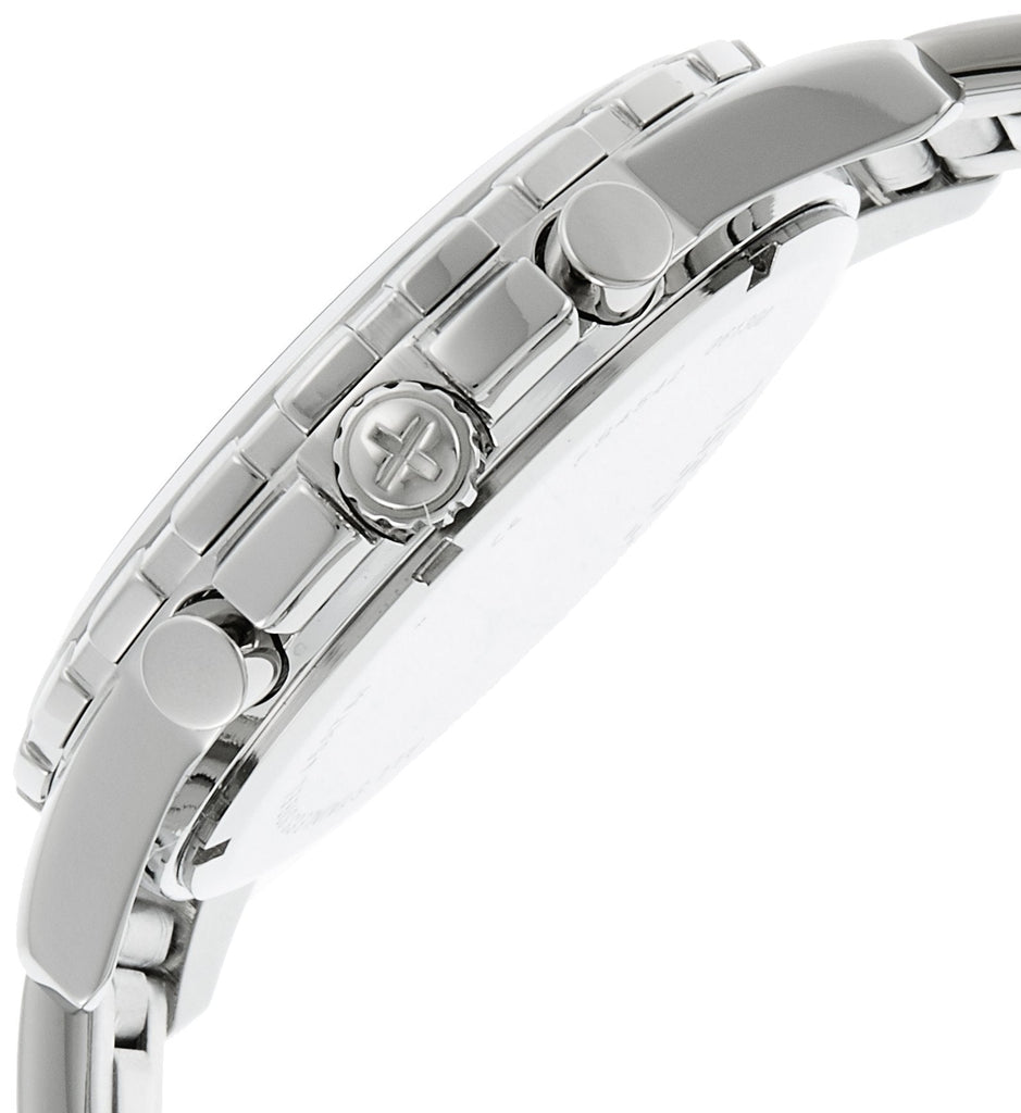 Fossil Dean Chronograph Black Dial Silver Steel Strap Watch for Men - FS4542 Buy Now By Fossil