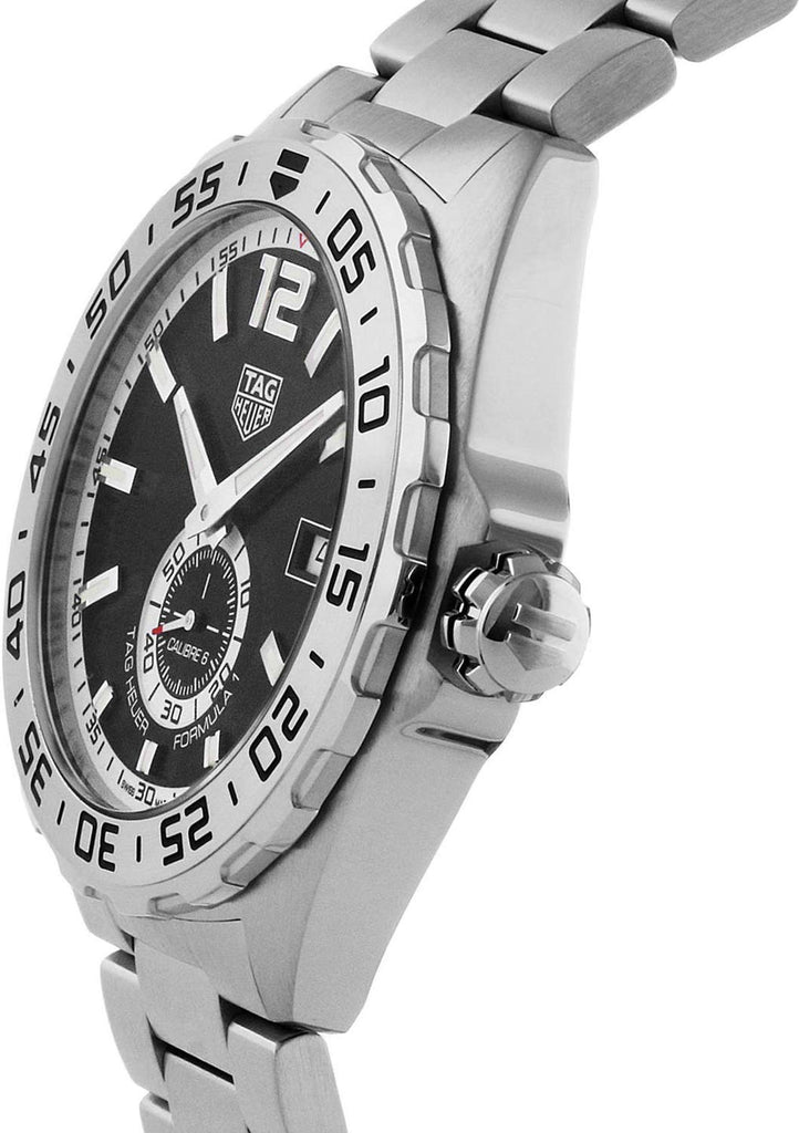 Tag Heuer Formula 1 Automatic Black Dial Silver Steel Strap Watch for Men - WAZ2012.BA0842 Buy Now By Tag Heuer