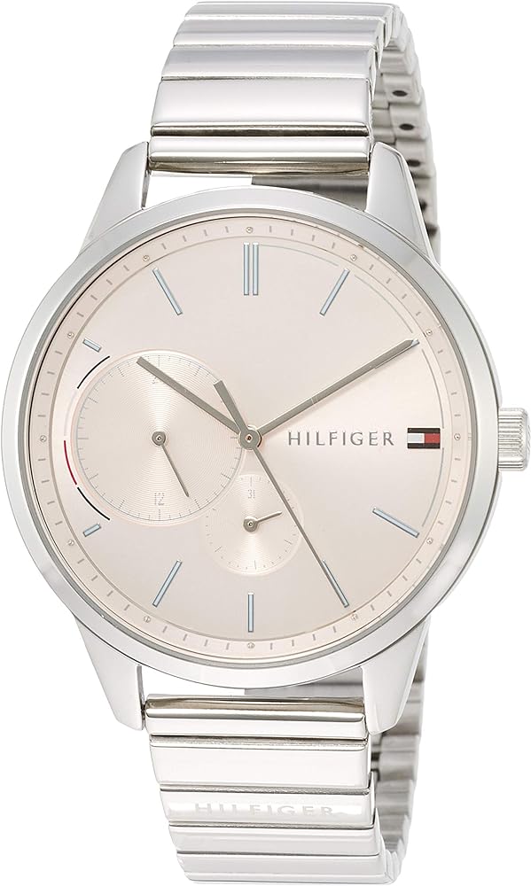 Tommy Hilfiger Brooke Pink Dial Silver Steel Strap Watch for Women - 1782020 Buy Now By Tommy Hilfiger