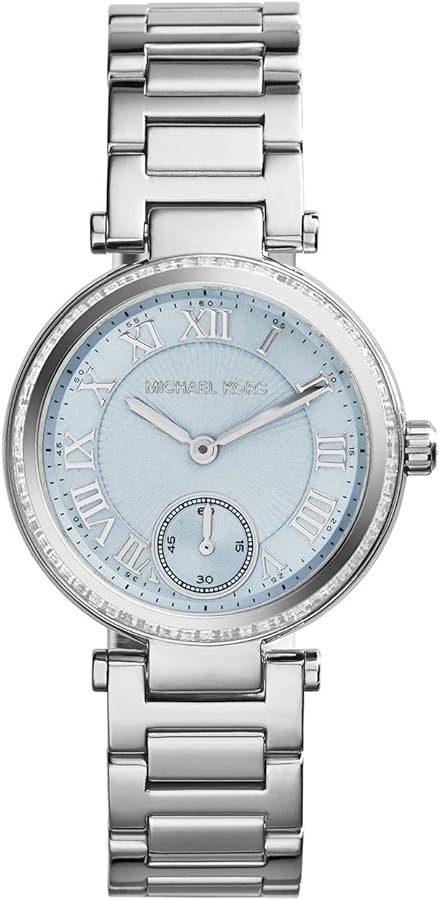 Michael Kors Skylar Quartz Blue Dial Silver Steel Strap Watch For Women - MK5988 Buy Now By Michael Kors
