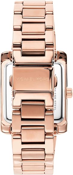 Michael Kors Emery Three-Hand Crystals Silver Dial Rose Gold Steel Strap Watch for Women - MK4644 Buy Now By Michael Kors