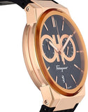 Salvatore Ferragamo Sapphire Chrono Black Dial Black Rubber Strap Watch for Men - SFME00721 Buy Now By Salvatore Ferragamo
