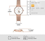 Emporio Armani Meccanico Automatic White Dial Rose Gold Mesh Strap Watch For Women - AR60063 Buy Now By Emporio Armani
