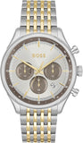 Hugo Boss Gregor Chronograph Silver Dial Two Tone Steel Strap Watch For Men - 1514053 Buy Now By Hugo Boss