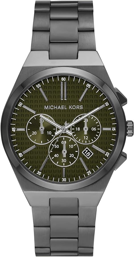 Michael Kors Lennox Chronograph Black Dial Black Steel Strap Watch For Men - MK9146 Buy Now By Michael Kors