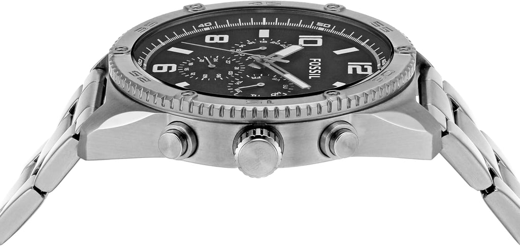 Fossil Brox Multifunction Black Dial Silver Steel Strap Watch for Women - BQ2797 Buy Now By Fossil