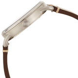 Fossil The Commuter White Dial Brown Leather Strap Watch for Men - FS5275 Buy Now By Fossil