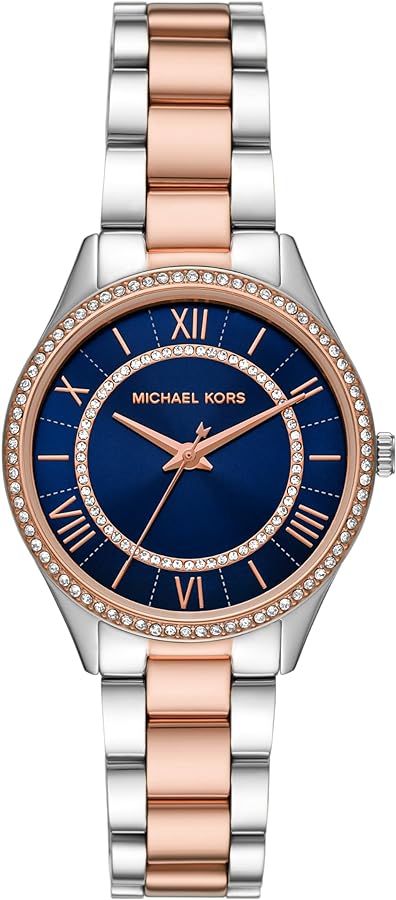 Michael Kors Lauryn Quartz Blue Dial Two Tone Steel Strap Watch For Women - MK3929 Buy Now By Michael Kors