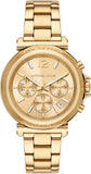Michael Kors Maren Chronograph Gold Dial Gold Steel Strap Watch for Women - MK7493 Buy Now By Michael Kors