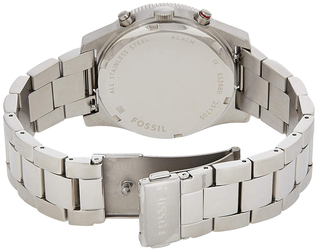 Fossil Perfect Boyfriend Mother of Pearl Blue Dial Silver Steel Strap Watch for Women - ES3880 Buy Now By Fossil