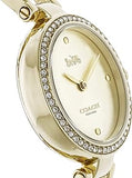 Coach Park Diamonds Gold Dial Gold Steel Strap Watch for Women - 14503171 Buy Now By Coach