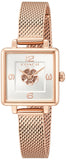 Coach Cass White Dial Rose Gold Mesh Bracelet Watch for Women - 14503698 Buy Now By Coach