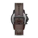 Fossil Bowman Chronograph Brown Dial Brown Leather Strap Watch for Men - FS5601 Buy Now By Fossil