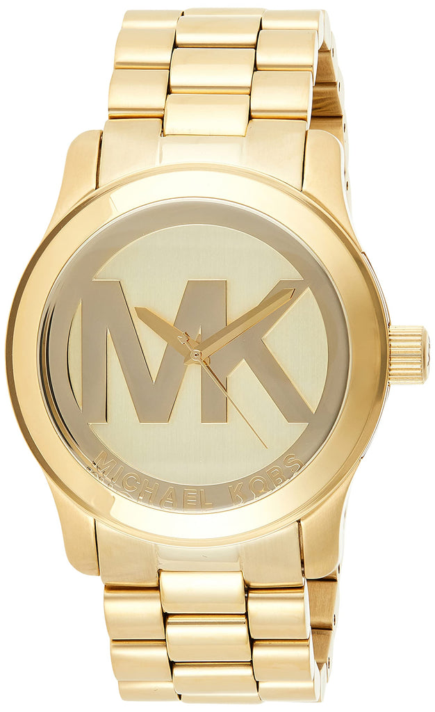 Michael Kors Runway Gold Dial Gold Steel Strap Watch for Women - MK5473 Buy Now By Michael Kors