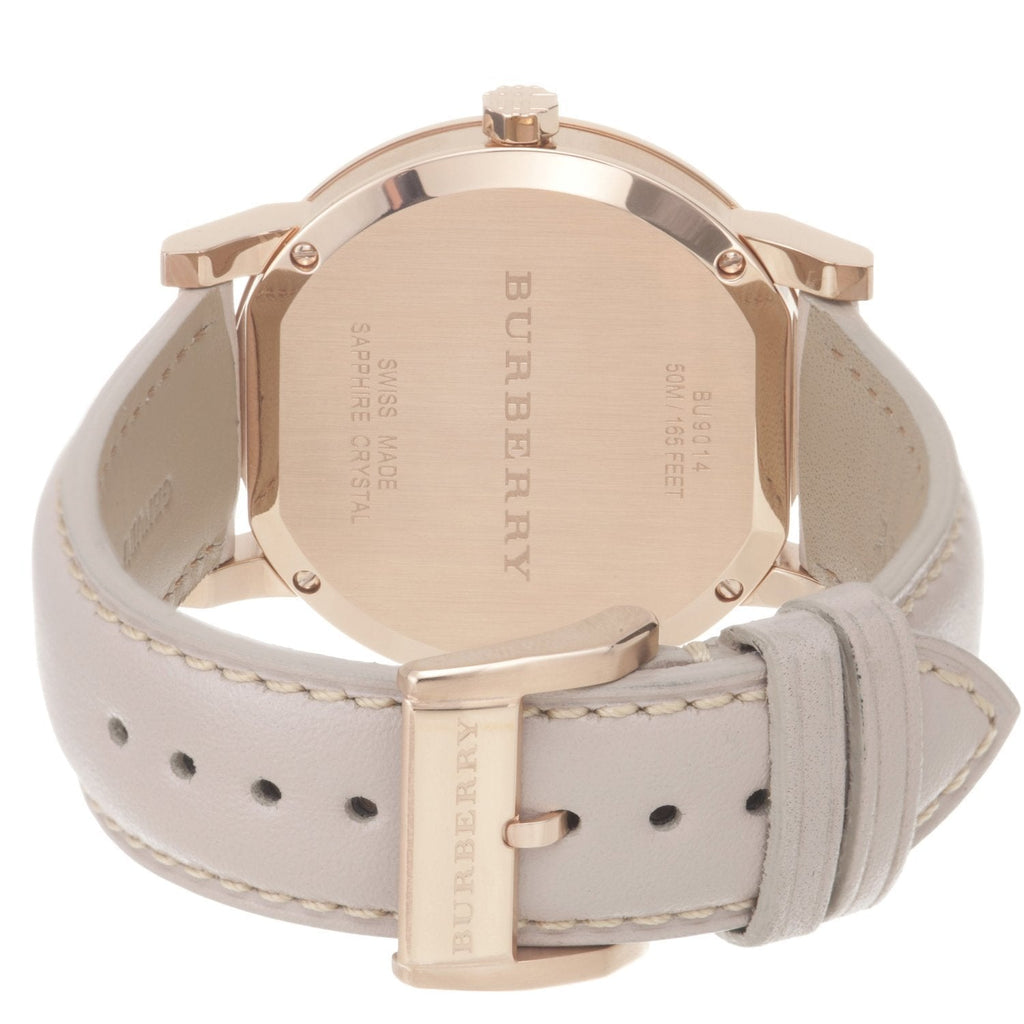 Burberry The City Beige Dial Brown Leather Strap Watch for Women - BU9014 Buy Now By Burberry