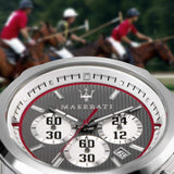 Maserati Royale Chronograph Grey Dial Silver Steel Strap Watch For Men - R8873637003 Buy Now By Maserati