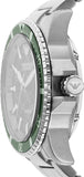 Emporio Armani Diver Automatic Green Dial Silver Steel Strap Watch For Men - AR60061 Buy Now By Emporio Armani