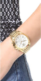 Michael Kors Bradshaw Chronograph White Dial Gold Steel Strap Watch For Women - MK6266 Buy Now By Michael Kors