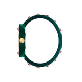 Gucci Vintage Web Pink Mother of Pearl Dial Two Tone Plastic Strap Watch For Women - YA143525 Buy Now By Gucci