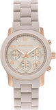 Michael Kors Runway Chronograph Grey Dial Grey Silicone Strap Watch For Women - MK7386 Buy Now By Michael Kors