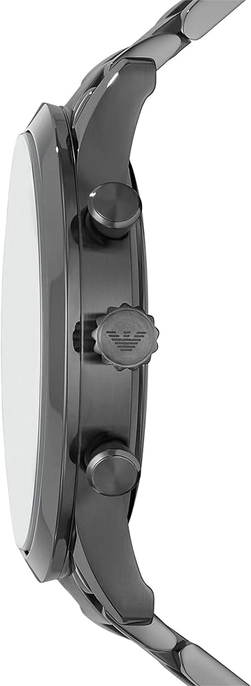 Emporio Armani Giovanni Chronograph Blue Dial Grey Steel Strap Watch For Men - AR11348 Buy Now By Emporio Armani