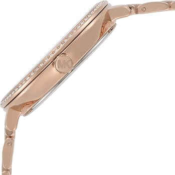 Michael Kors Charley Three-Hand Analog Rose Gold Dial Rose Gold Steel Strap Watch for Women - MK4400 Buy Now By Michael Kors