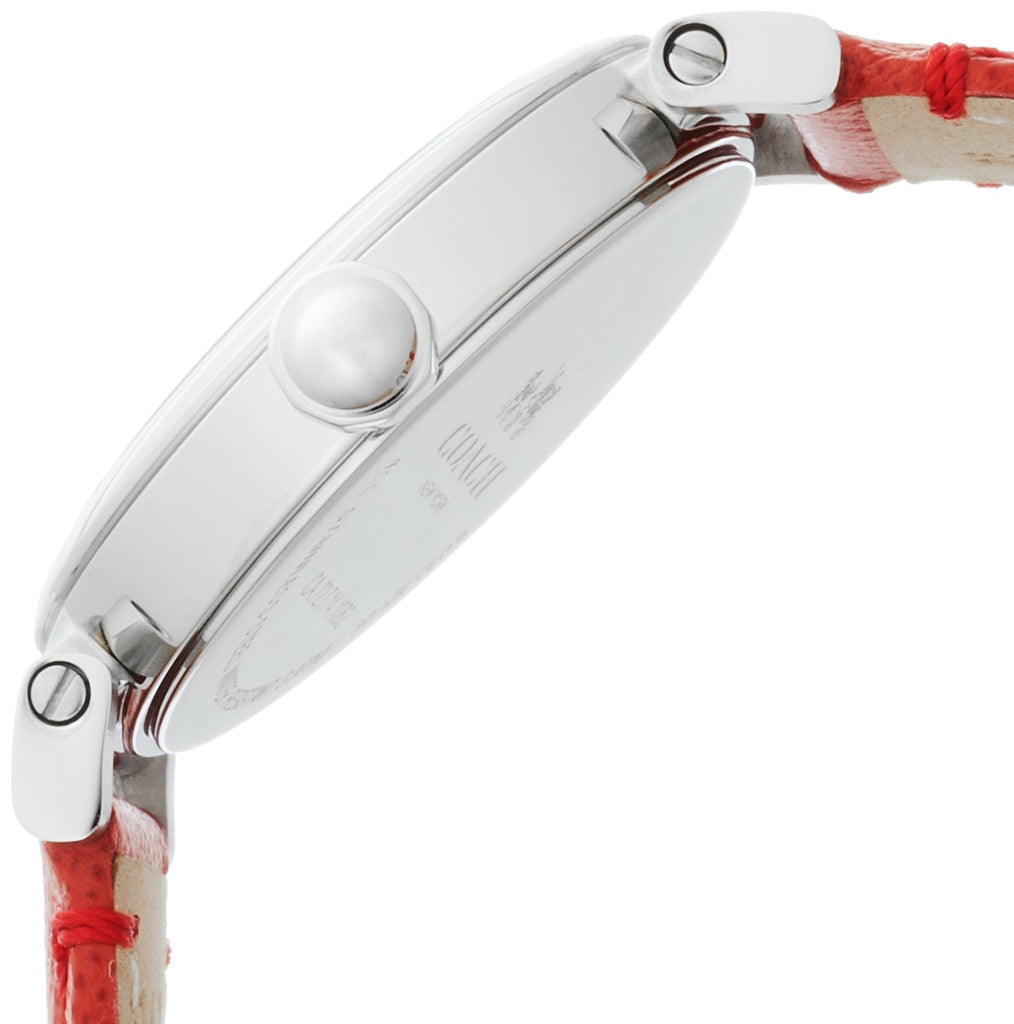 Coach Madison White Dial Red Leather Strap Watch for Women - 14502407 Buy Now By Coach