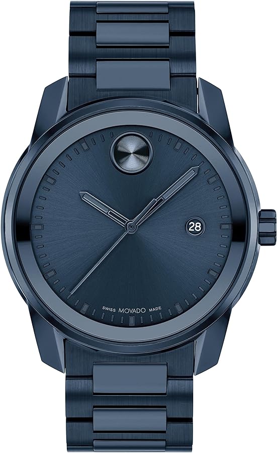 Movado Bold Verso Blue Dial Blue Steel Strap Watch for Men - 3600862 Buy Now By Movado