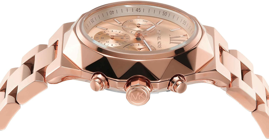 Michael Kors Raquel Analog Rose Gold Dial Rose Gold Steel Strap Watch For Women - MK4688 Buy Now By Michael Kors