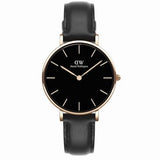 Daniel Wellington Classic Petite Reading Black Dial Black Leather Strap Watch For Women - DW00100167 Buy Now By Daniel Wellington