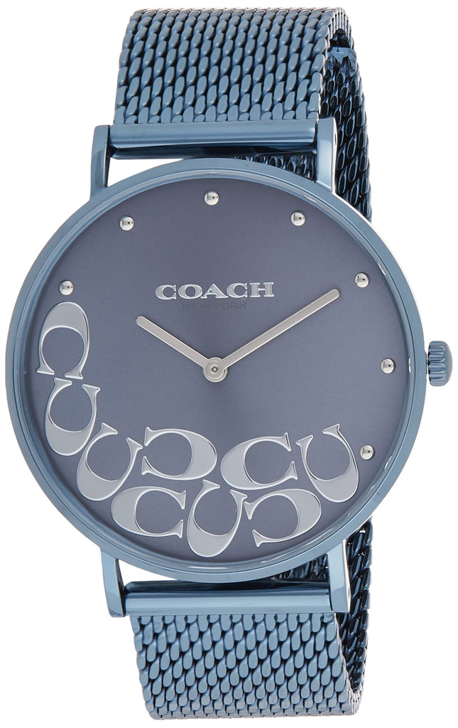 Coach Perry Blue Dial Blue Mesh Bracelet Watch for Women - 14503824 Buy Now By Coach