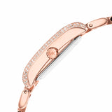 Michael Kors Emery Three-Hand Crystals Silver Dial Rose Gold Steel Strap Watch for Women - MK4641 Buy Now By Michael Kors